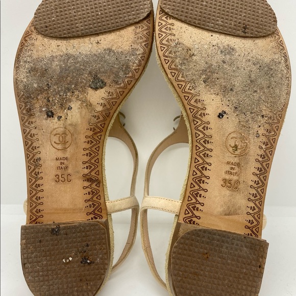 Chanel Quilted Thong Sandals - Picture 5 of 6